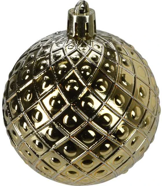 Christmas Decoration Kalėdiniai papuošalai Rūtos 35 vnt. auksinės spalvos 6 cm