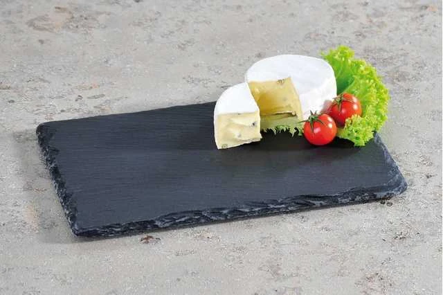 Kesper Padėklas Slate, su neslystančiomis kojelėmis, skalūnas, 30 x 20 cm, H 0,6/0,7 cm, vnt