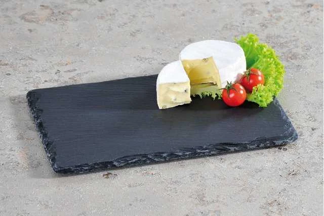 Kesper Padėklas Slate, su neslystančiomis kojelėmis, skalūnas, 30 x 20 cm, H 0,6/0,7 cm, vnt