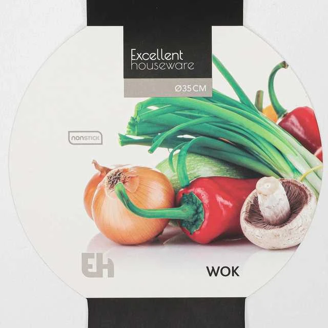 Mondex Wok keptuvė plieninė neprideganti 35 cm