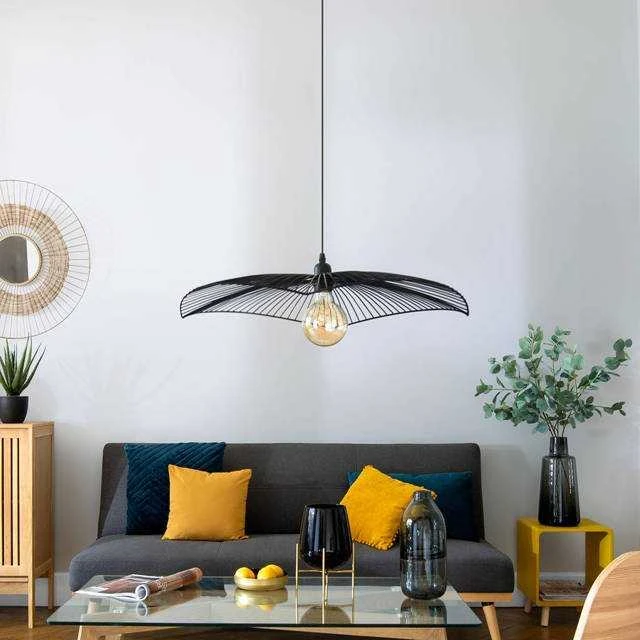 Pakabinamas šviestuvas Atmosphera Lubinis šviestuvas CUZCO, metalinis, 58 cm, spalva juodas