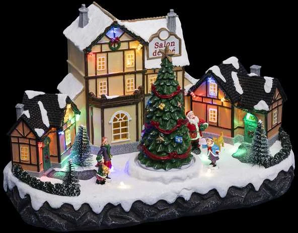 Fééric Lights and Christmas Kalėdų gimimo kavinė su LED apšvietimu