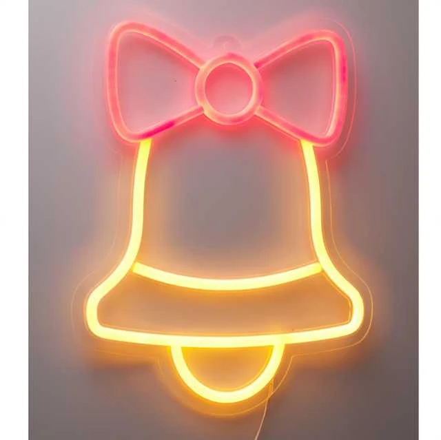Home Styling Collection Kalėdinis neoninis sieninis LED ženklas, 23 x 22 cm