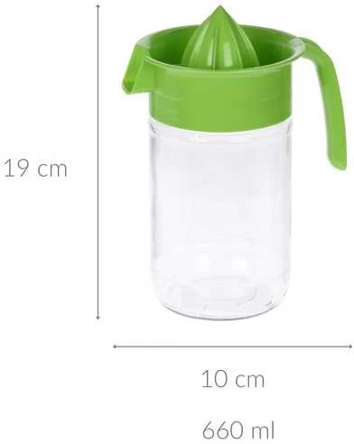 Excellent Houseware Citrinų spaustukas su talpa, 660 ml
