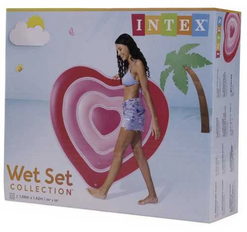 Pripučiamas plaustas Intex Sweetheart, 155 cm x 135 cm