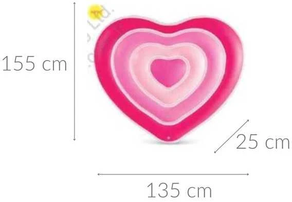 Pripučiamas plaustas Intex Sweetheart, 155 cm x 135 cm