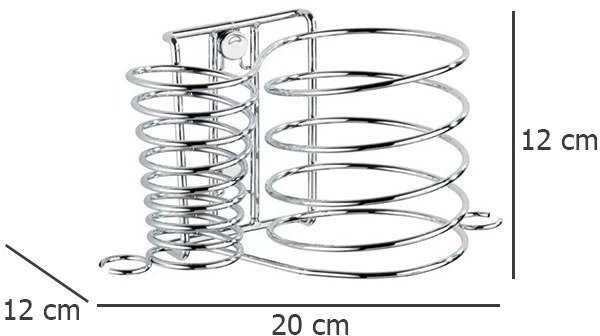 CLASSIC holder for plaukų džiovintuvas and straightener, 2in1, WENKO