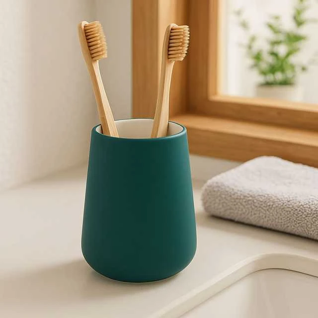 5five Simply Smart COCON dantų šepetėlio puodelis, keramikinis