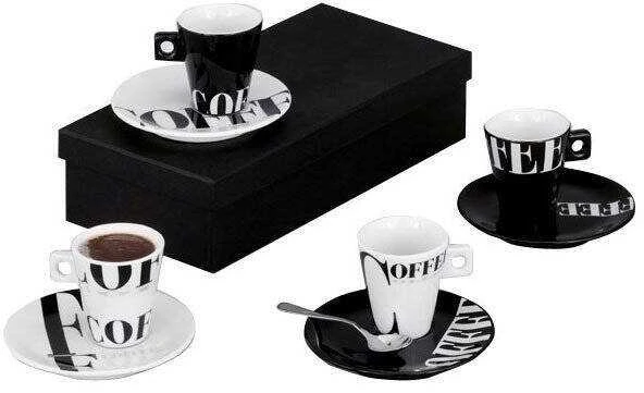 COFFEE STYLE espresso set, 8 pieces, ZELLER