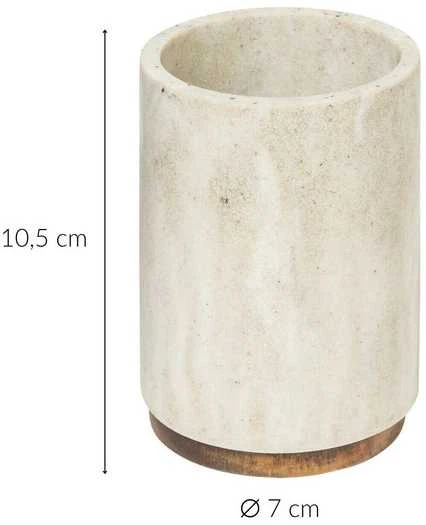 Atmosphera COME dantų šepetėlio puodelis, Ø 7 cm