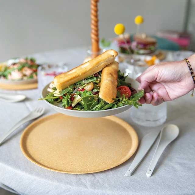 CONNECT pietų lėkštės, Ø 25 cm, 4 vnt., KOZIOL