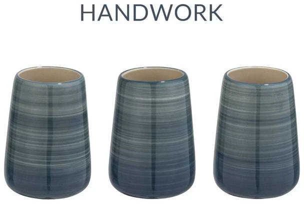 konteineris POTTERY PETROL + tualeto šepetys, WENKO