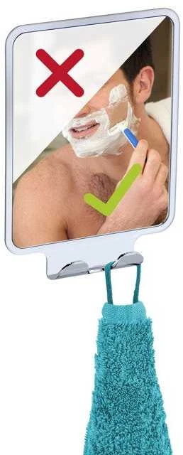 Wenko kosmetinis veidrodis QUADRO kosmetinis veidrodis, Vacuum-Loc, nerasojantis WENKO