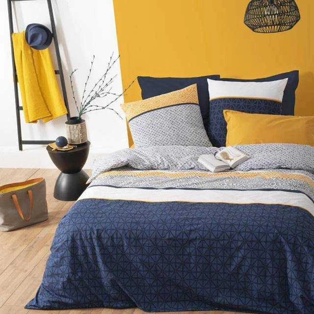 Dekoracja Domu Cotton Patalynės komplektas su dryžuotu raštu “ETHNIQUE”, medvilninė patalynė 260x240cm