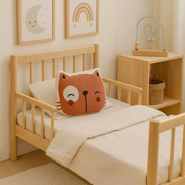 Home Styling Collection Cotton Vaikiška pagalvė su raštu, 35 x 40 cm, medvilnė