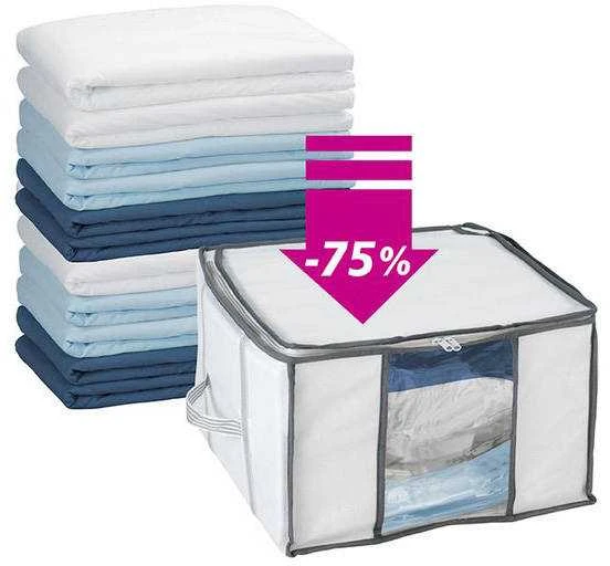 Užvalkalas patalynei, drabužiams SOFT + vakuuminis maišelis, dydis S, WENKO