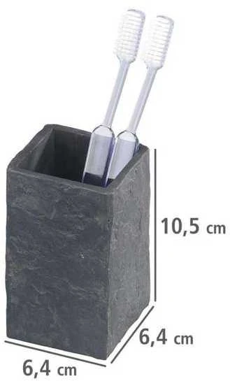 Dantų šepetėlio konteineris SLATE ROCK, WENKO