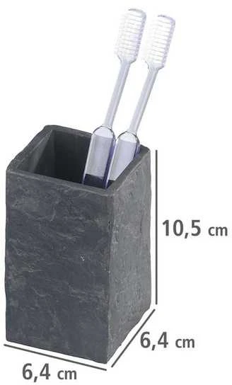 Dantų šepetėlio konteineris SLATE ROCK, WENKO