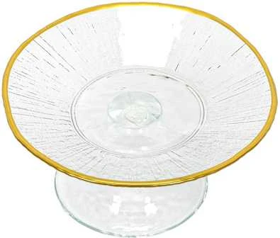 Home Styling Collection Stiklinė tortinė su aukštu padu, 15,5 cm, auksinė