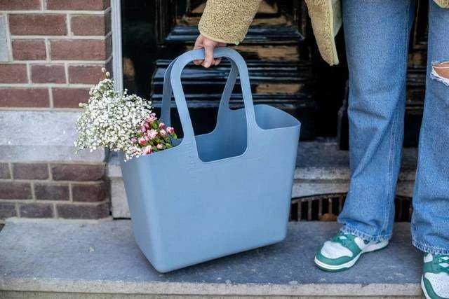 Daugiafunkcinis pirkinių krepšys, paplūdimio TASCHE XL - baltas, KOZIOL