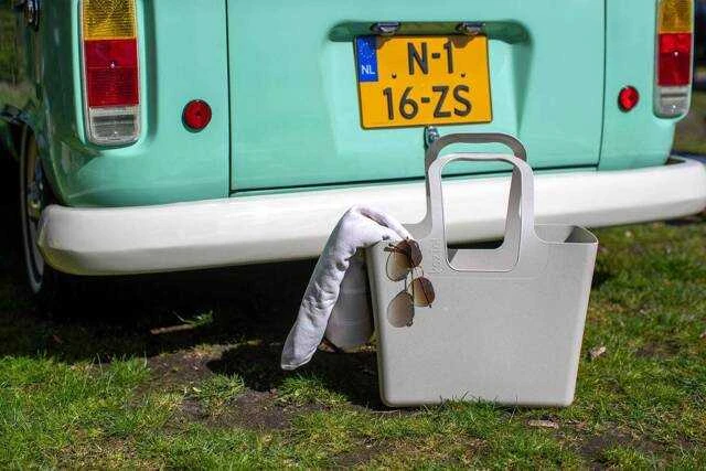 Daugiafunkcinis pirkinių krepšys, paplūdimio TASCHE XL - baltas, KOZIOL