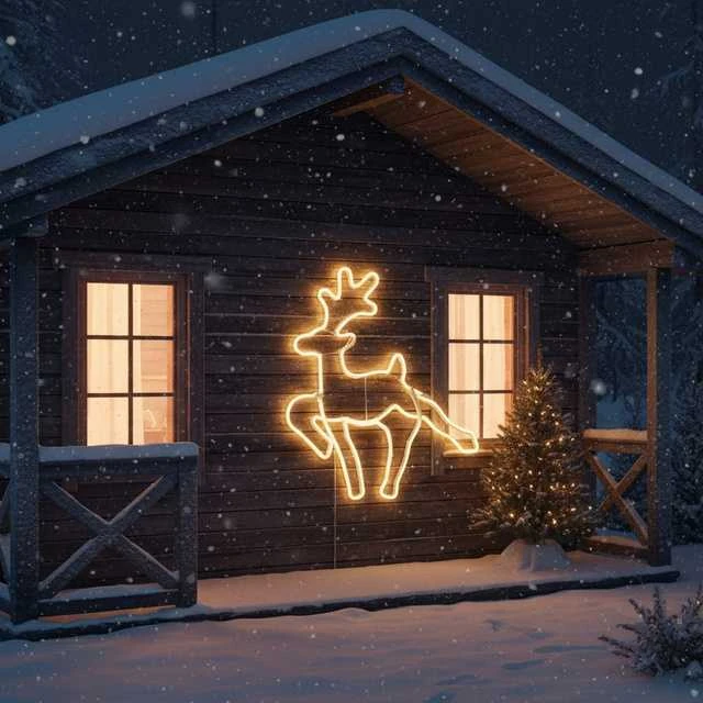 None Nežinomas Dekoracija Elnias, 59 cm, 343 LED