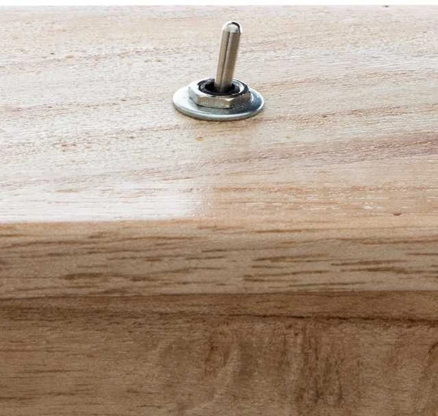 Atmosphera Dekoratyvinė lemputė ant medinio pagrindo TIBU, 20 x 8 x 9 cm