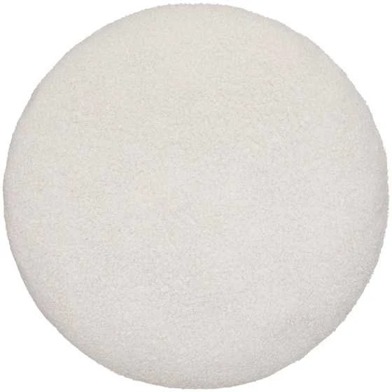 Apvali pūkuota pagalvėlė, 40 cm