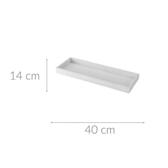 Home Styling Collection Dekoratyvinis padėklas, medinis, 14 x 40 cm,