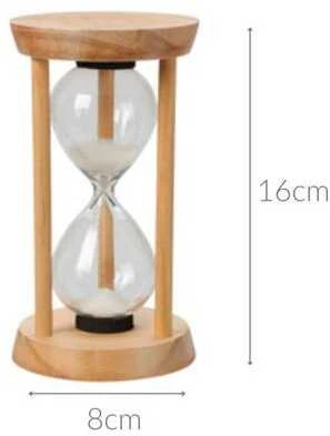 Home Styling Collection Dekoratyvinis smėlio laikrodis iš medžio, 24 cm