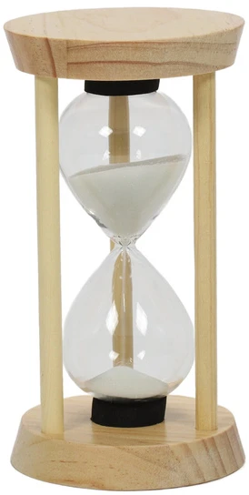 Home Styling Collection Dekoratyvinis smėlio laikrodis iš medžio, 24 cm