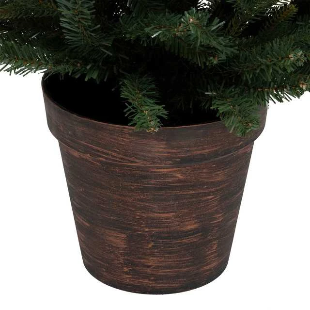 Fééric Lights and Christmas Dirbtinė eglutė cementiniame vazonėlyje, 150 cm