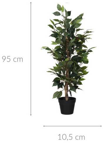 Dirbtinis augalas vazone, 95 cm