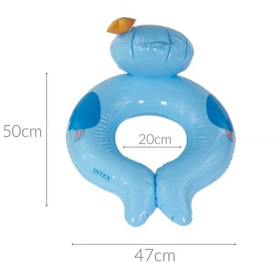 Intex pripučiamas plaukimo žiedas GYVŪNAI