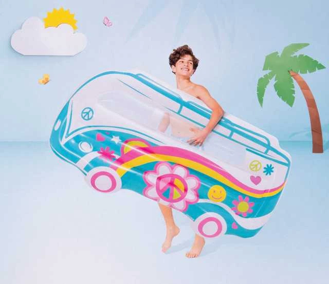 Pripučiamas paplūdimio čiužinys Intex Groovy Van,178x91x23cm