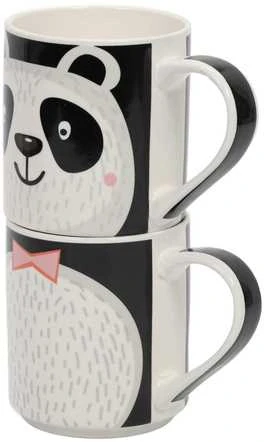 Cup&You Dovanų rinkinys: 2 porcelianiniai puodeliai vaikams, 2 x 265 ml
