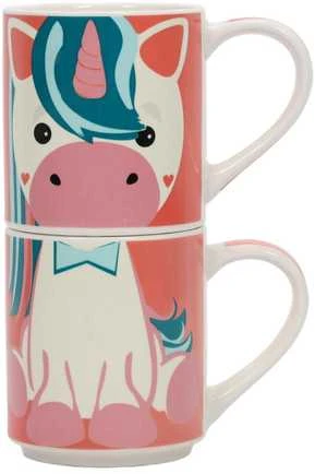 Cup&You Dovanų rinkinys: 2 porcelianiniai puodeliai vaikams, 2 x 265 ml