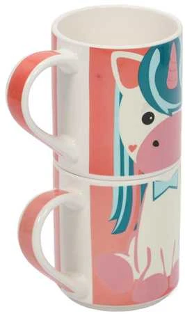 Cup&You Dovanų rinkinys: 2 porcelianiniai puodeliai vaikams, 2 x 265 ml