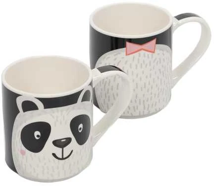 Cup&You Dovanų rinkinys: 2 porcelianiniai puodeliai vaikams, 2 x 265 ml