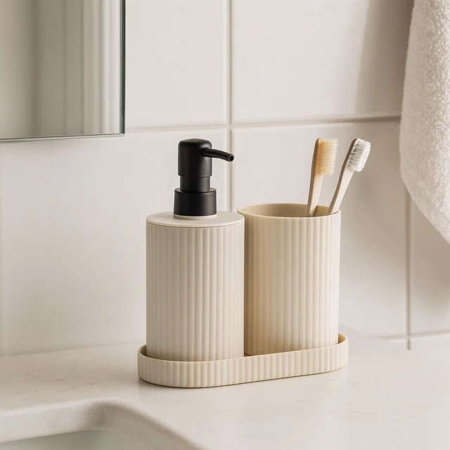 5five Simply Smart Dozatorius ir puodelis su padėklu, 300 ml