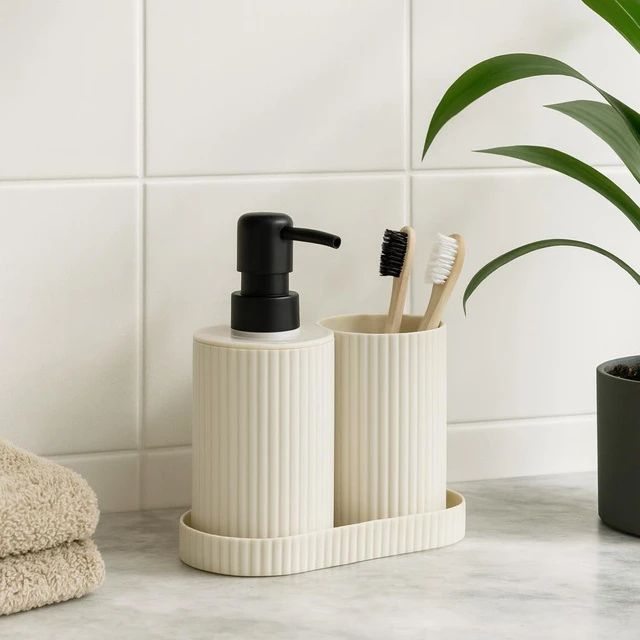 5five Simply Smart Dozatorius ir puodelis su padėklu, 300 ml