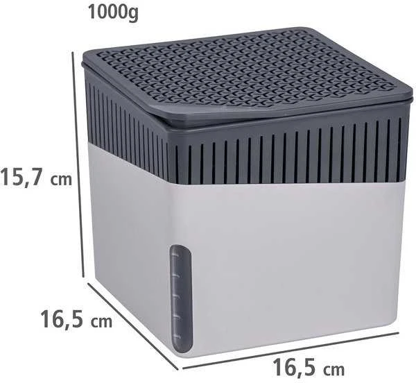 Drėgmės sugėriklis, adsorbcinis oro sausintuvas + 1kg kasetė, elegantiškas patalpų sausintuvas, WENKO