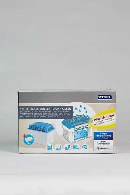 Wenko oro sausintuvas su drėgmės sugėrikliu, 1kg, 3 l talpa, iki 80 m³