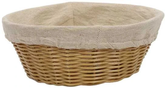 Duonos krepšelis su medžiaginiu paminkštinimu, Ø 25 cm, Kesper