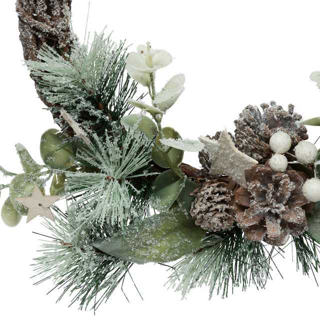 Atmosphera Durų apdaila su kankorėžiu ir šakelėmis, Ø 25 cm