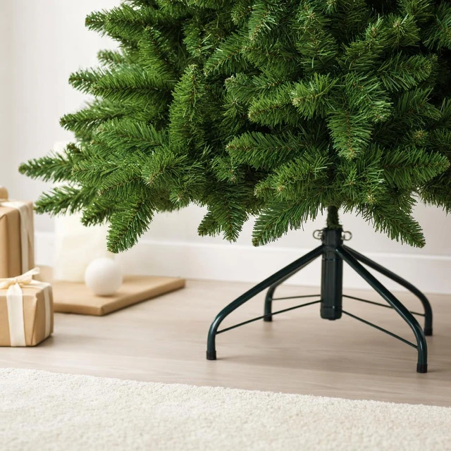 Fééric Lights and Christmas Artificial dense Christmas medžio with a stand, žalias, 120 cm