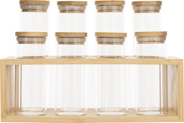 5five Simply Smart EPICE prieskonių indelių rinkinys, 4 x 80 ml ir 4 x 120 ml
