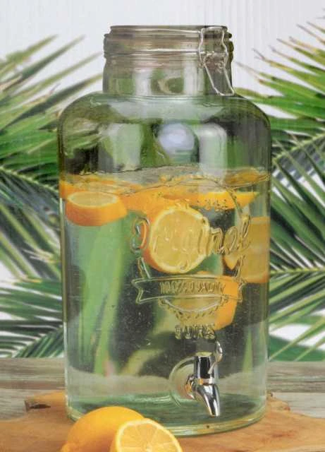 Excellent Houseware Stiklainis su kraneliu stiklinis 8 l