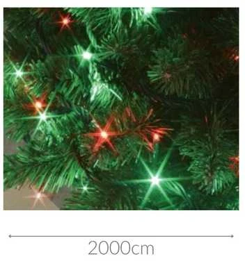 Fééric Lights and Christmas Išoriniai žibintai, raudoni, žali, 200 lempučių