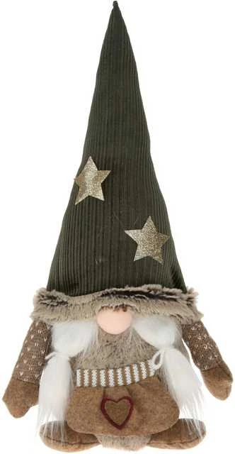 Kalėdinė puošmena Home Styling Collection Kalėdinė Gnome figūrėlė, aukštis 45 cm